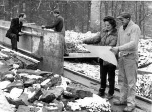 Dale and Vesta at work