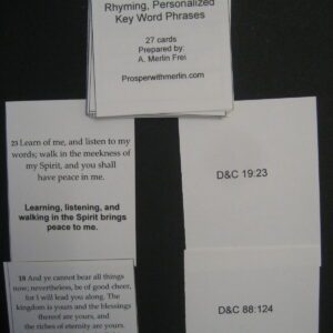 Doctrine and Covenants Verses with Rhyming, Personalized  References